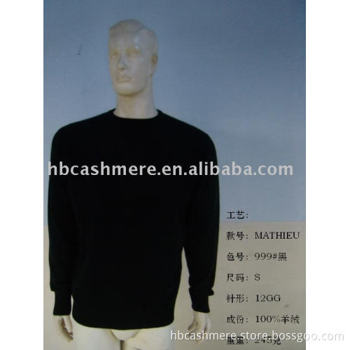 men's pure cashmere pullover